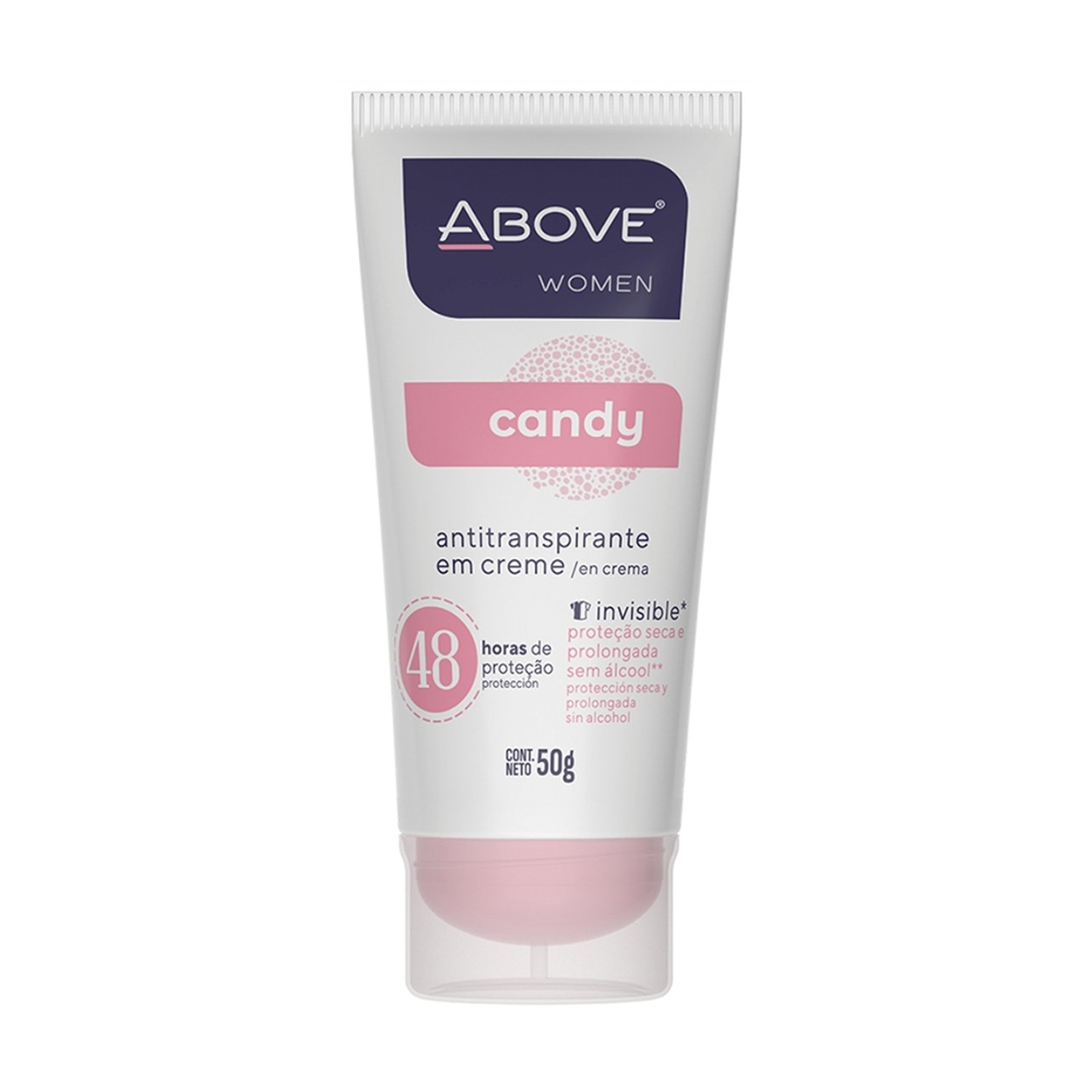 Desodorante Above Creme Women Classic Candy Bisnaga 50g