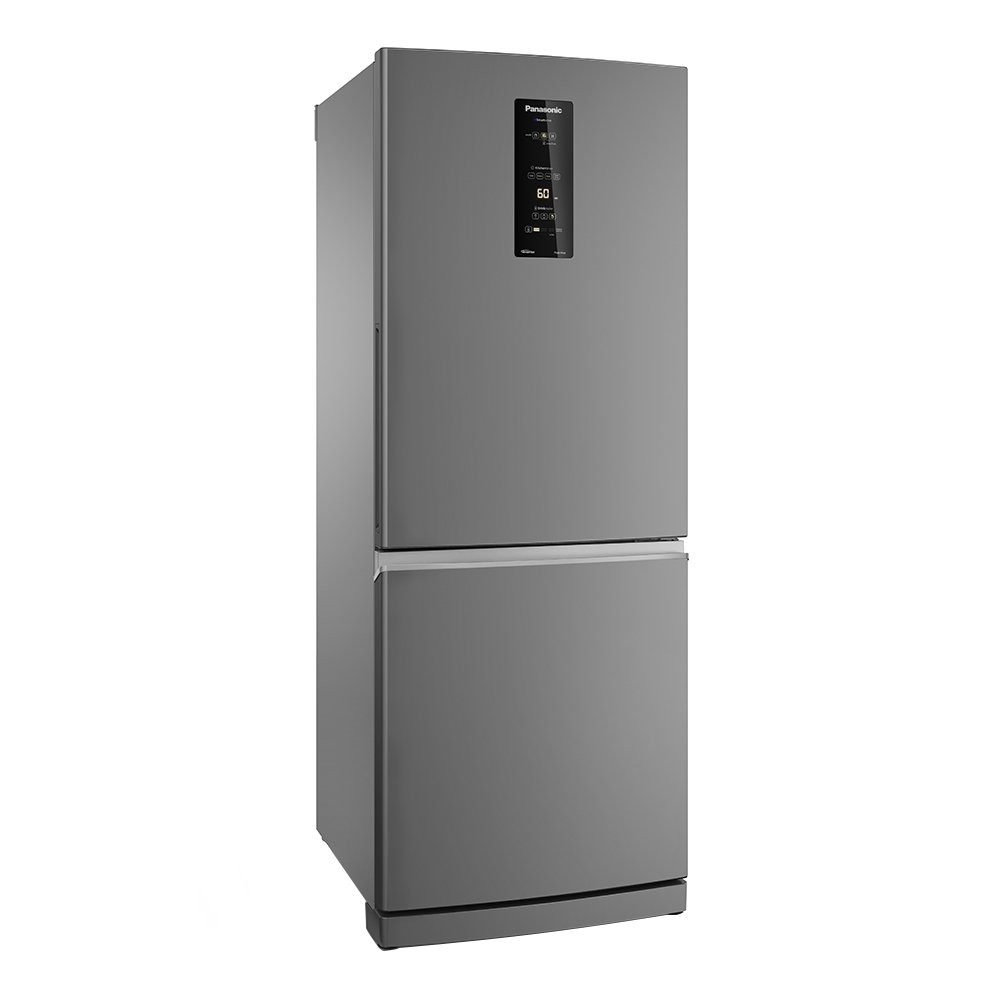 Refrigerador Panasonic 460 Litros BB64PV1XA Frost Free A+++ - 2 Portas, Inverter, Aço Escovado, 110V