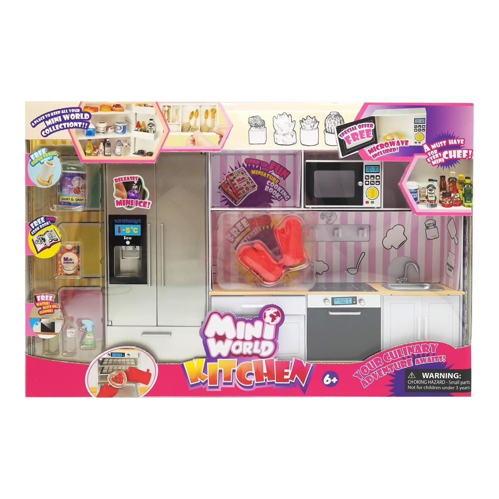 Cozinha em Miniatura Mini World Playset Cozinha Multikids - BR1774