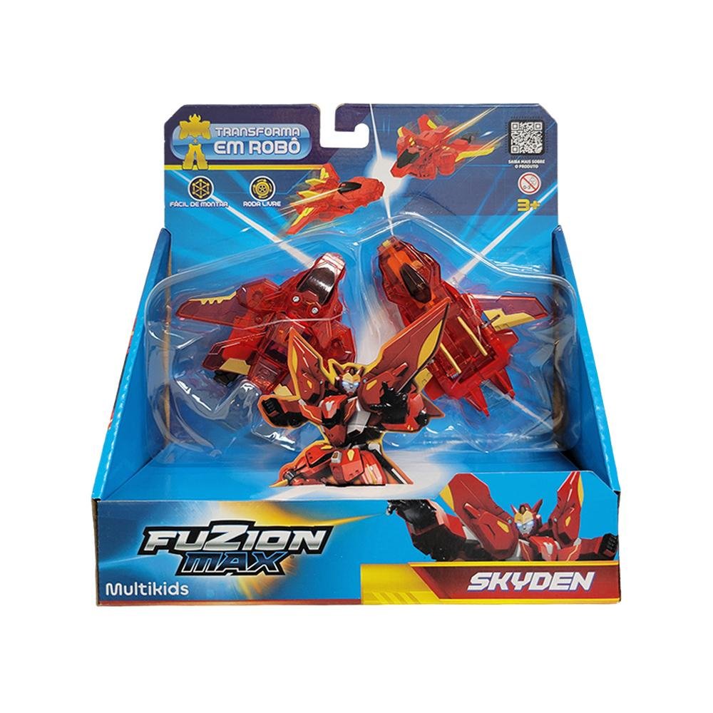 Carro Robo Fuzion Max Skyden Transformavel Multikids - BR2242