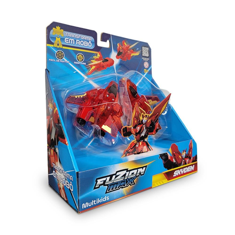 Carro Robo Fuzion Max Skyden Transformavel Multikids - BR2242