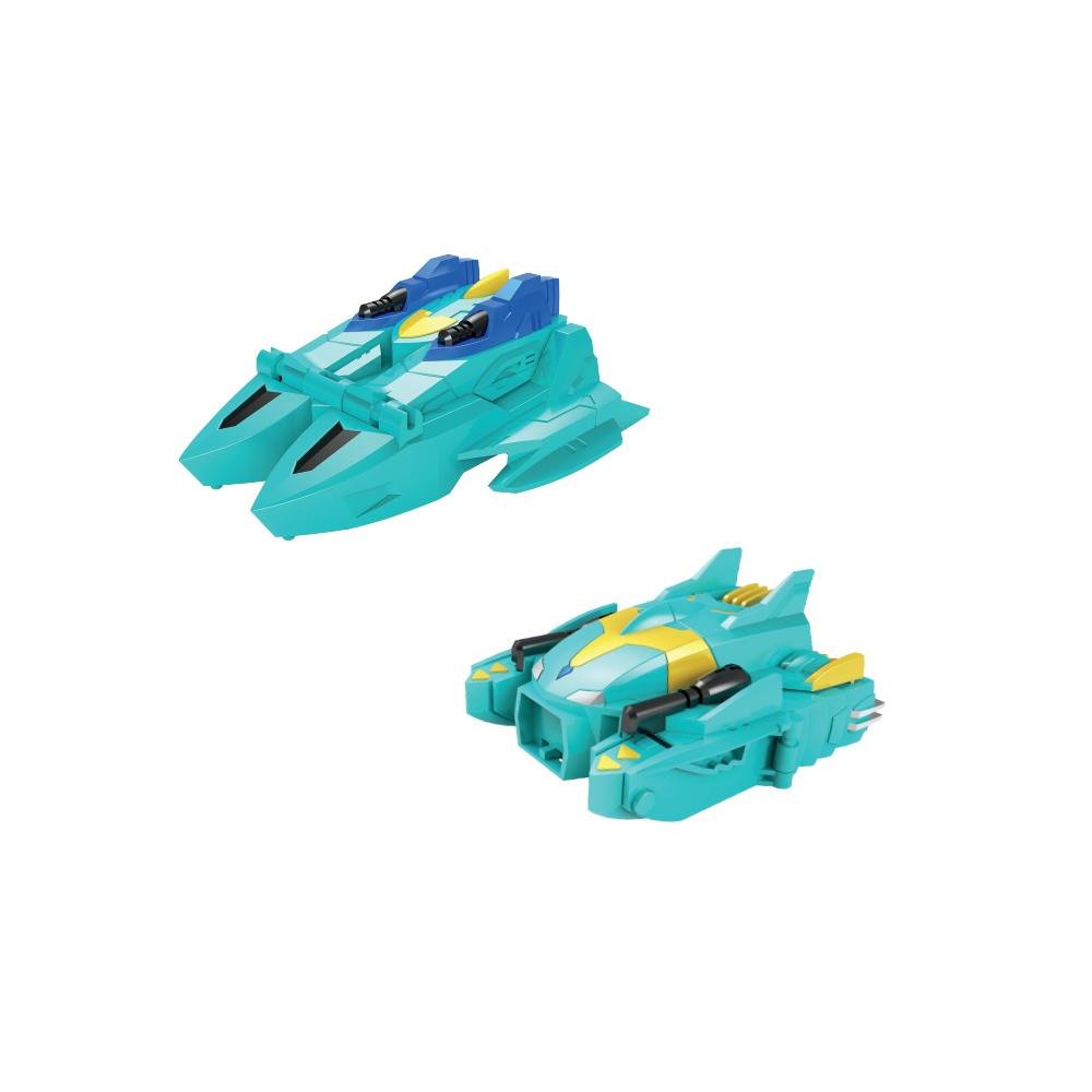 Carro Robo Fuzion Max Aqua Prime Transformavel Multikids - BR2244
