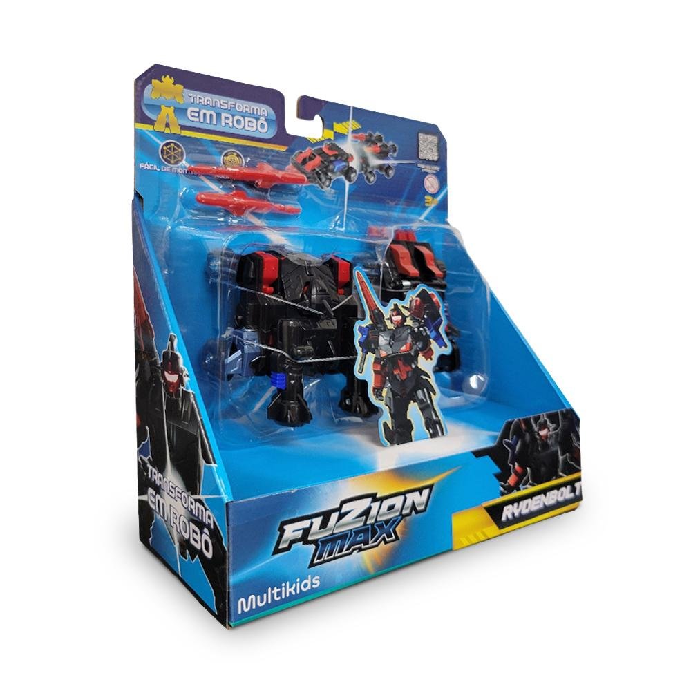 Carro Robo Fuzion Max Rydenbolt Transformavel Multikids - BR2245