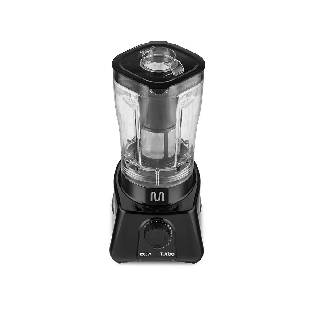 Liquidificador Multi Turbo, 2,6 Litros, 1200w, 220v, Preto, Lq1202, Multi