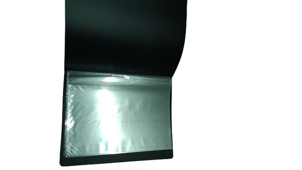 Pasta Catalogo Dobravel A4 Plascony Preto C/10 Envelopes Pal-01323