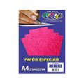 Papel Off Paper Espec A4 Glitter Pink 180Gr C/5Fl