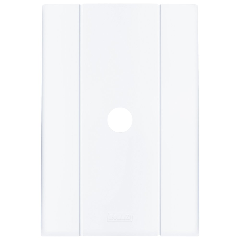 Placa Saída Fio TV Mares Romazi Com Placa 4X2 Branca