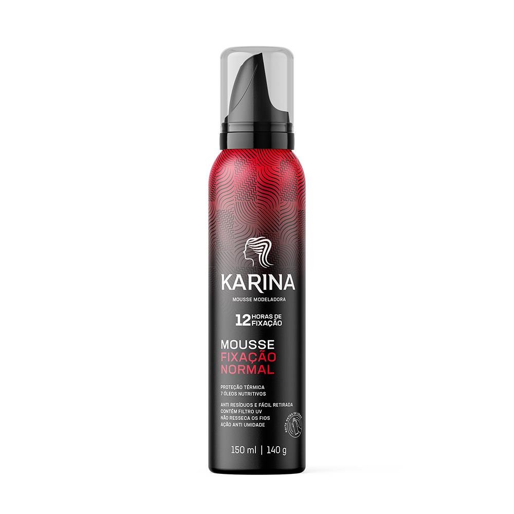 Mousse Karina Fixação Normal 12x150ml
