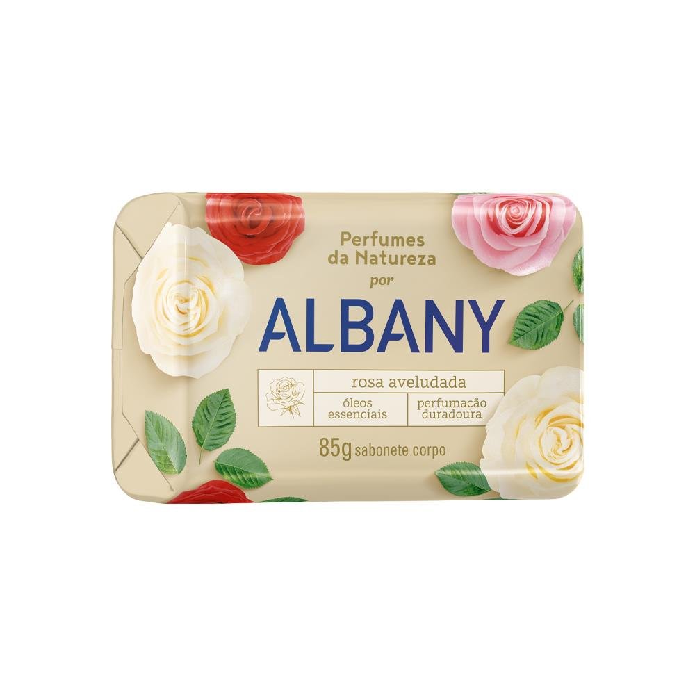 Sabonete Albany Rosa Aveludada 85g