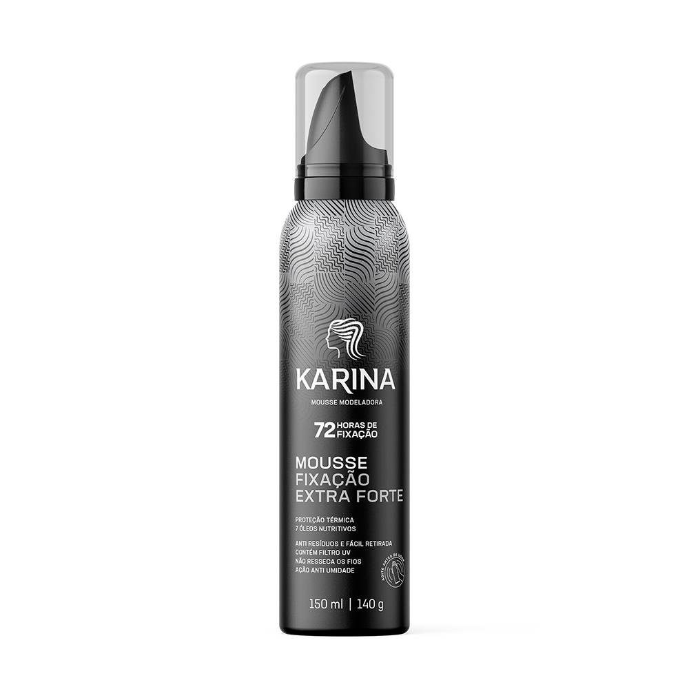 Mousse Karina Fixação Extra Forte 12x150ml