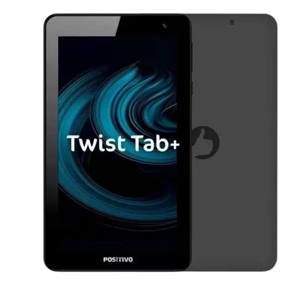 Tablet Positivo Twist Tab+ T780G 64gb 2gb Ram Tela 7 Wi-fi câmera Frontal 2MP Android 11 Go Processador Quad-CorePreto