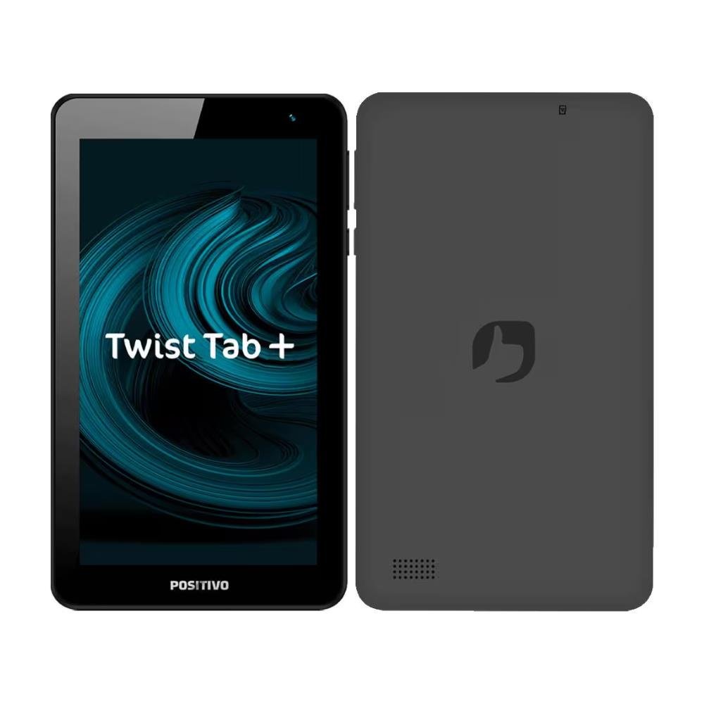 Tablet Positivo Twist Tab+ T780G 64gb 2gb Ram Tela 7 Wi-fi câmera Frontal 2MP Android 11 Go Processador Quad-CorePreto