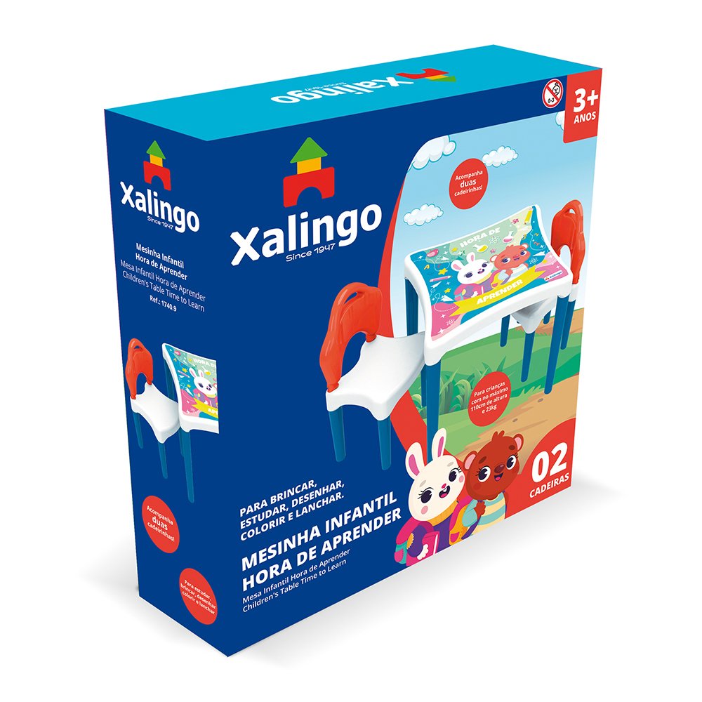 Mesinha Infantil Hora De Aprender Xalingo