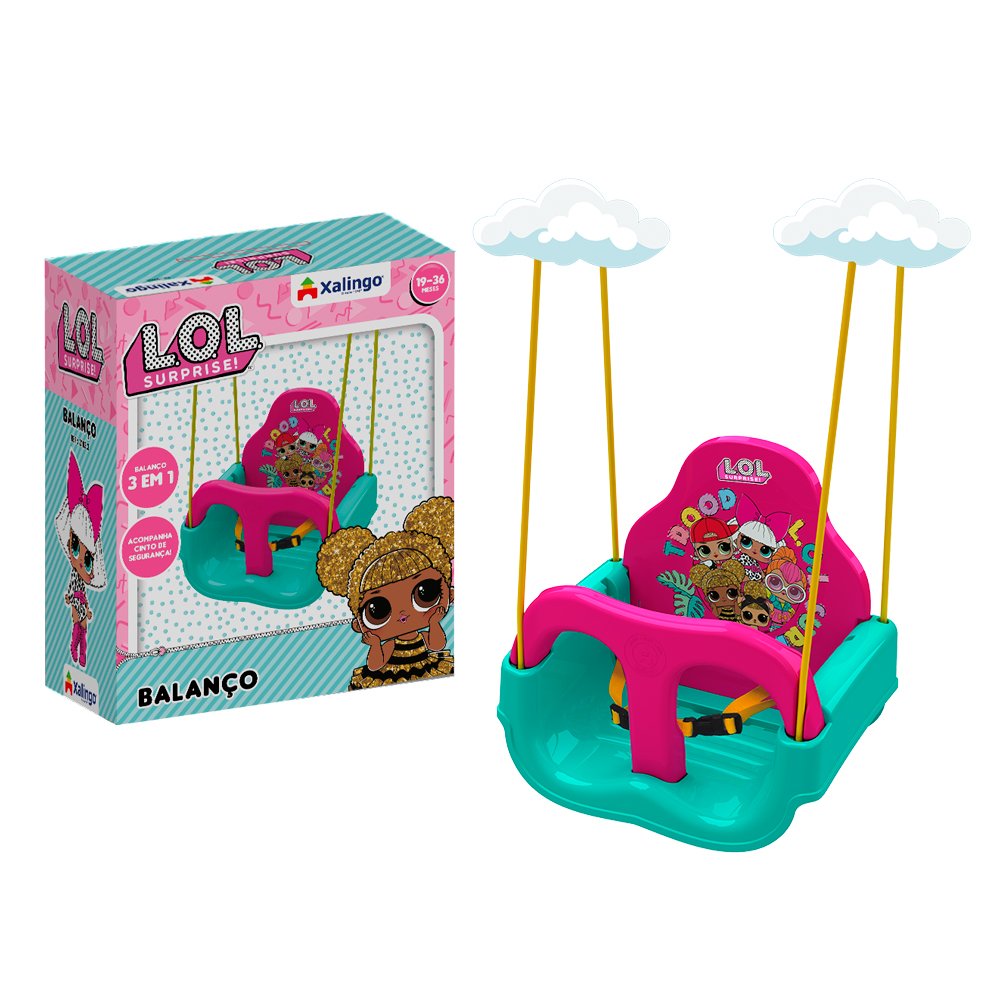 Balanco Infantil Plastico Lol Xalingo