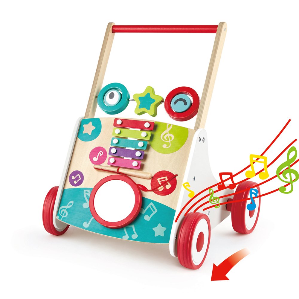 Hape - Andador Musical Em Madeira Xalingo