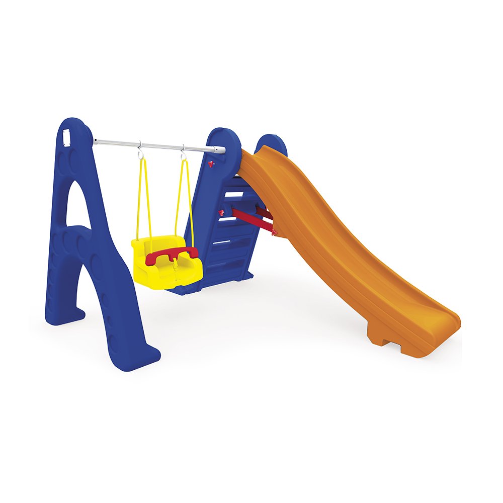 Escorregador Infantil Com Balanco Xalingo