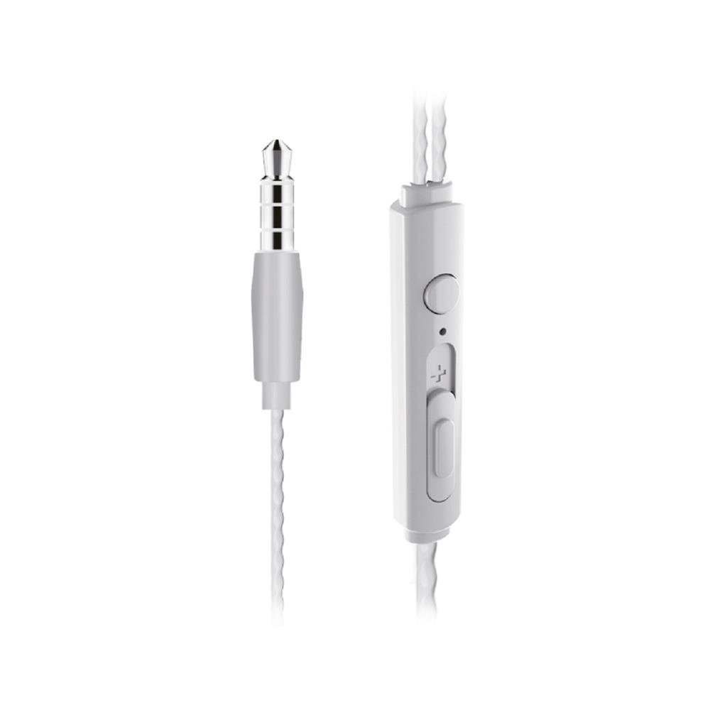 Fone de Ouvido EH104WH Lecoo, Intra, P2, Driver 10mm, Branco
