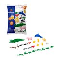 Bloco De Montar Criativo Mini Animais 25 Pecas Xalingo