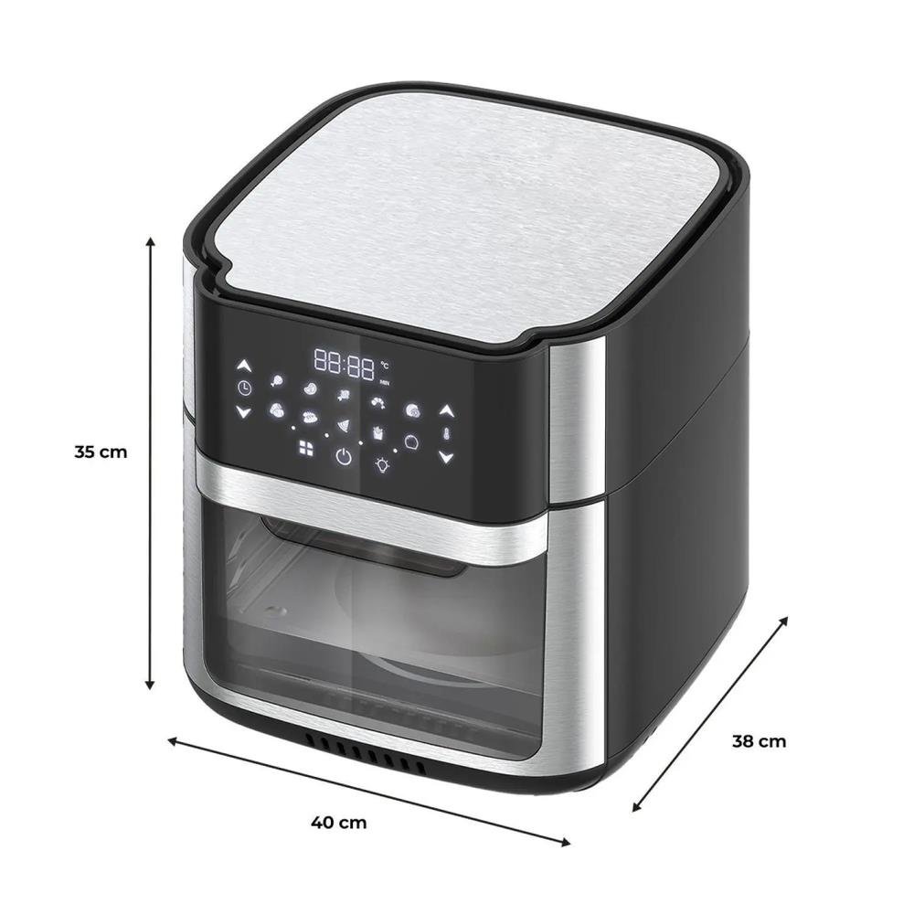 Air Fryer 12l 1700w Amvox Arf1412 Oven Digital Touch Inox 110v