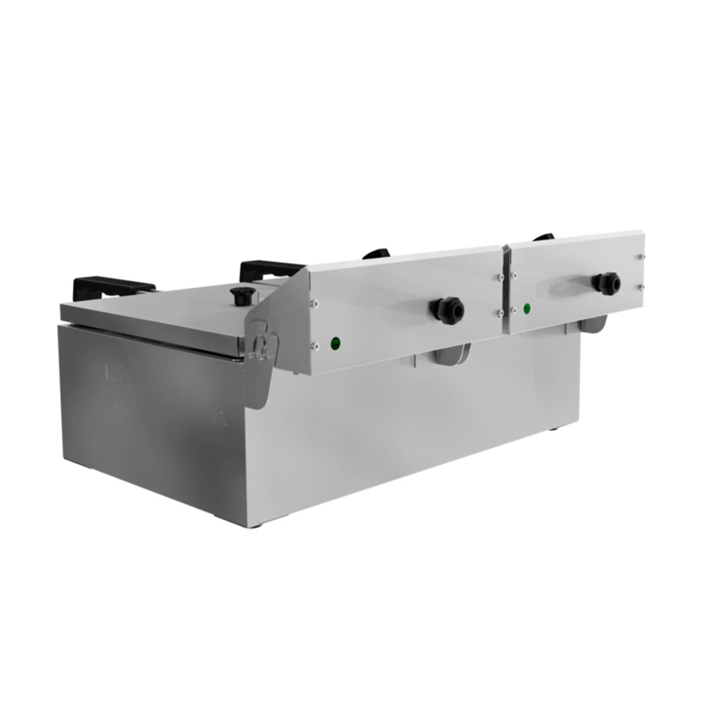 Fritadeira Elétrica Skymsen FED20 - 2 Cubas em Aço, 5 Litros, Inox, 220V