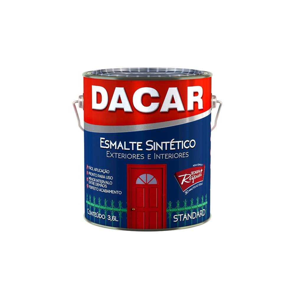Tinta Esmalte Sintetico Galao 3.6 Ml Branco Neve Dacar