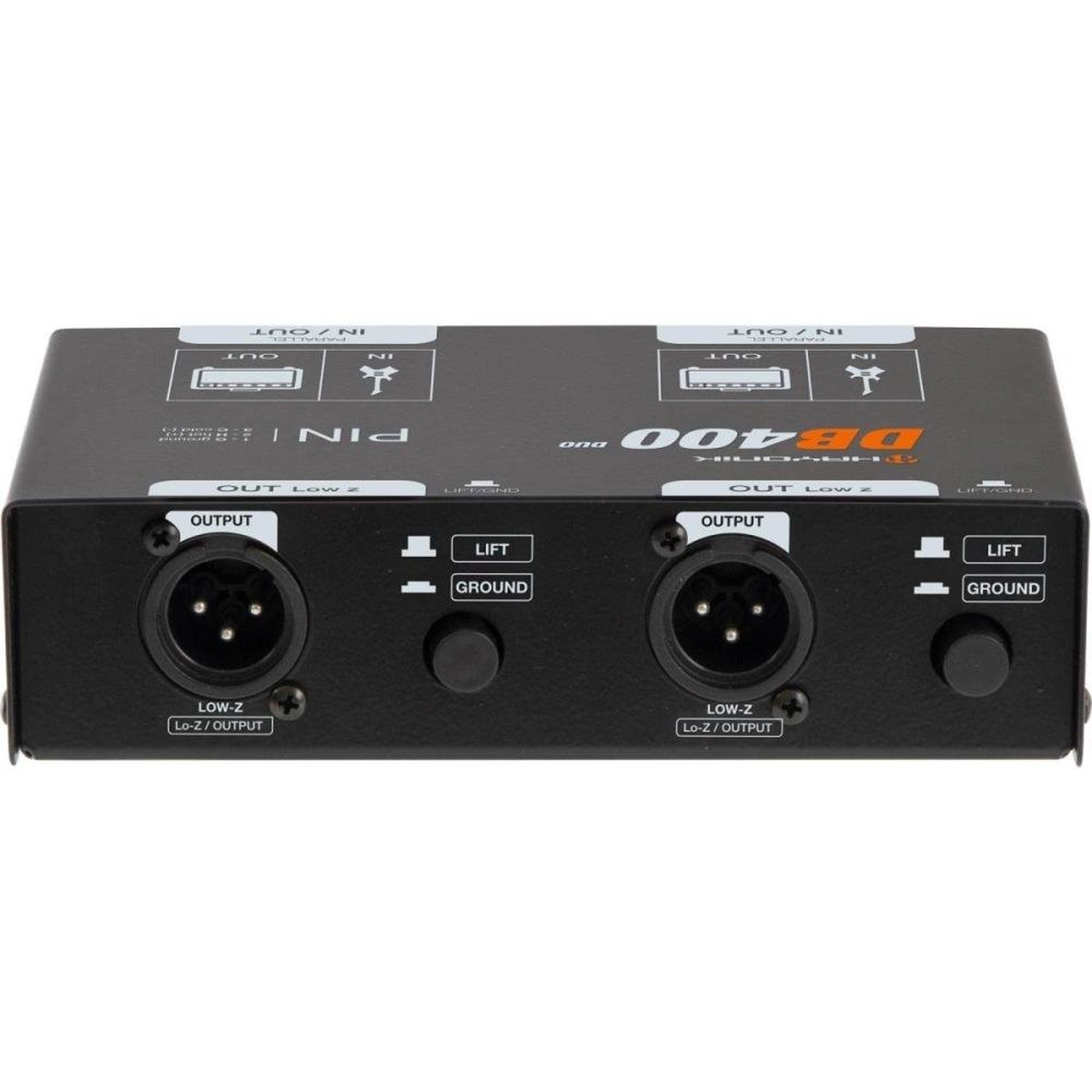 Direct Box Passivo Duplo Hayonik DB400-2 Preto Un.Venda: PC/1