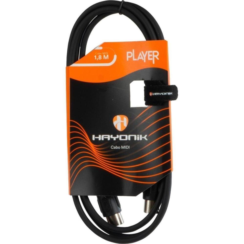 Cabo Midi Para Instrumentos Player 1,8m Hayonik