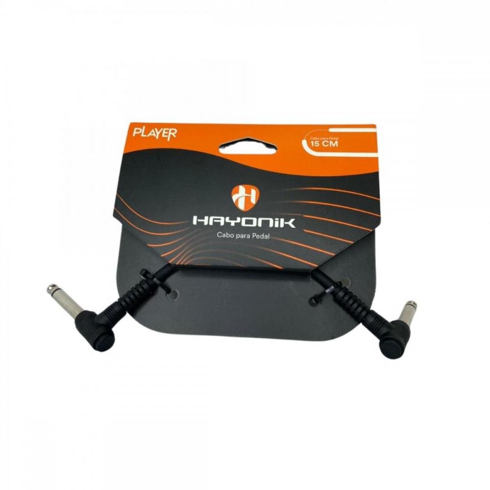 Cabo Para Pedal Player 15cm Preto Hayonik