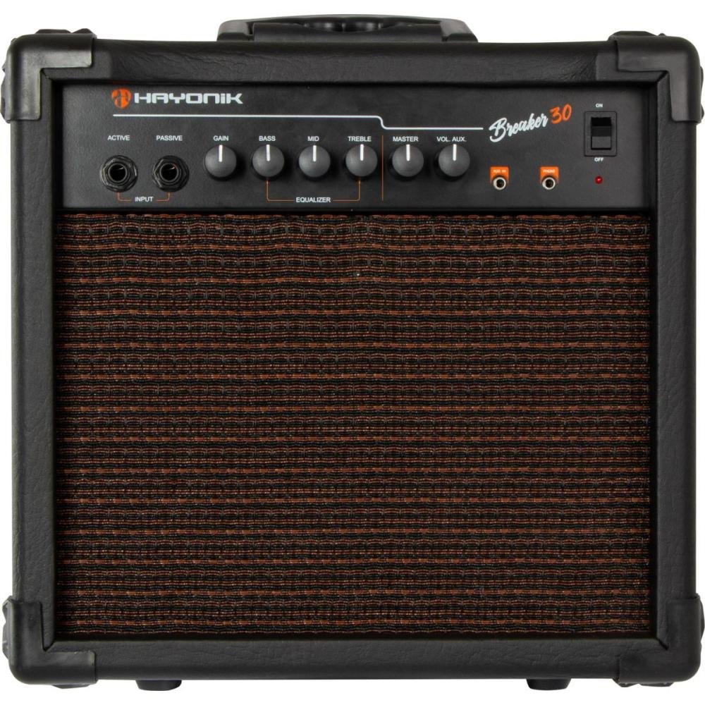 Cubo Para Contrabaixo Hayonik Breaker30 30W Preto Un.Venda: PC/1