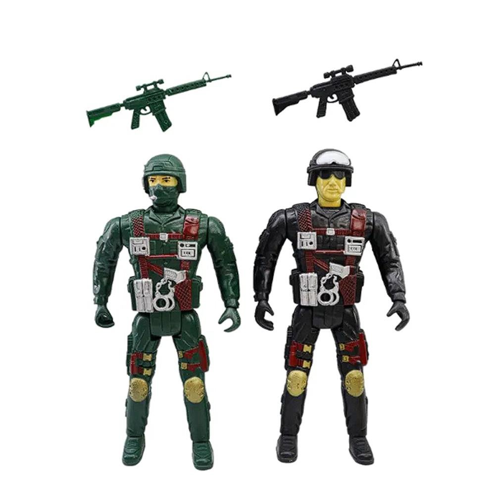 Kit Soldados Combate Com 2 Peças Toys E Toy