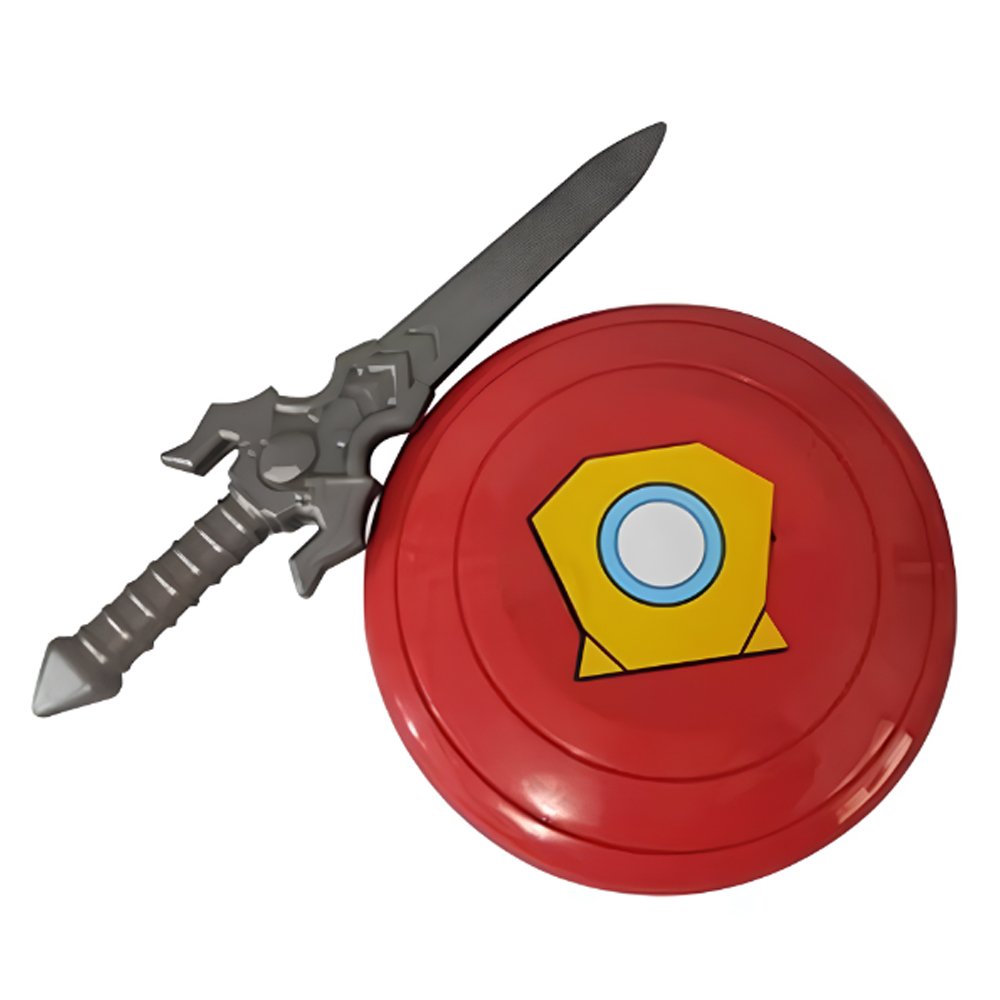 Kit Espada E Escudo Vermelho 2 Peças Xis0346 ToyMaster