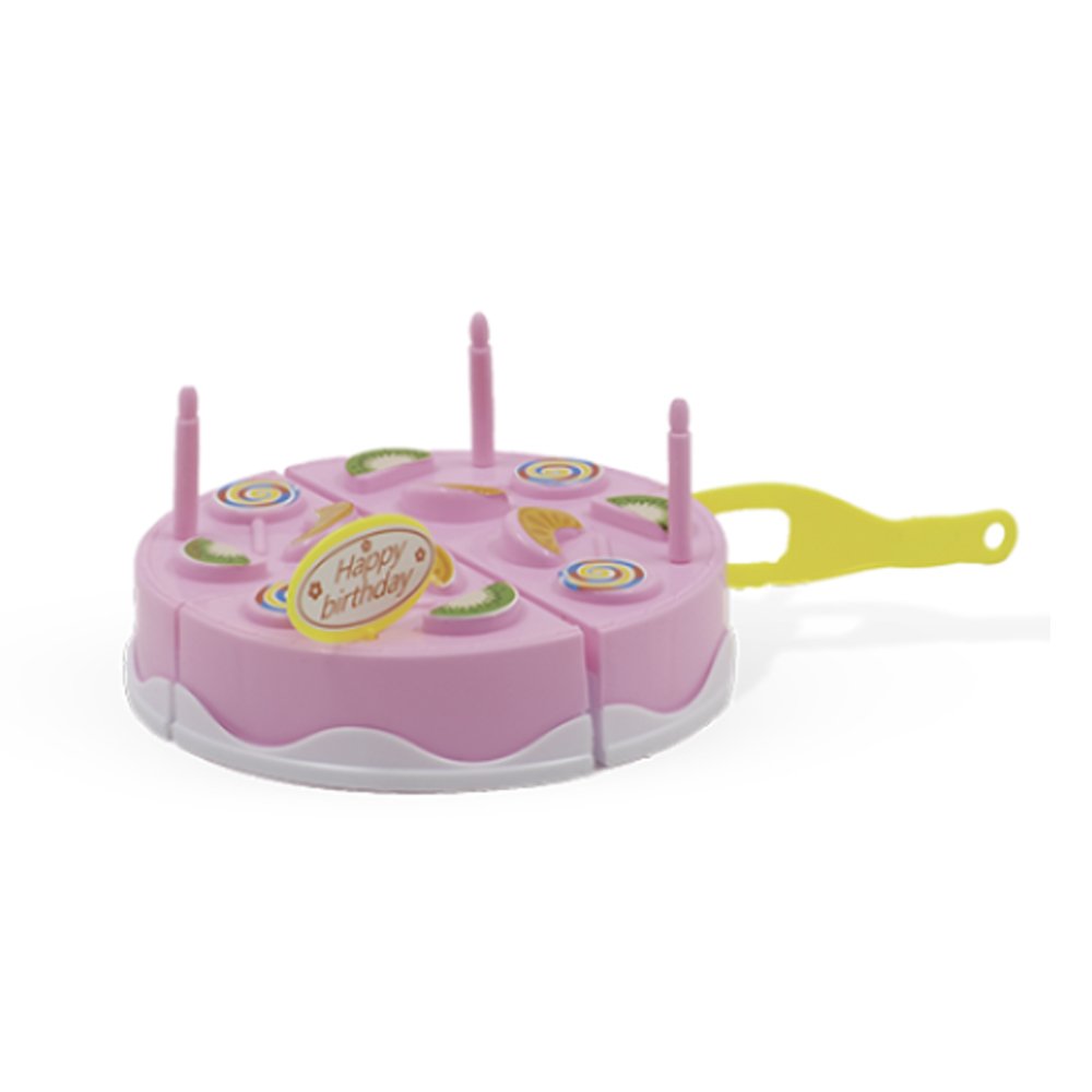 Bolo De Aniversario Plastico Com 5 Acessorios Pi3641 Pica Pau