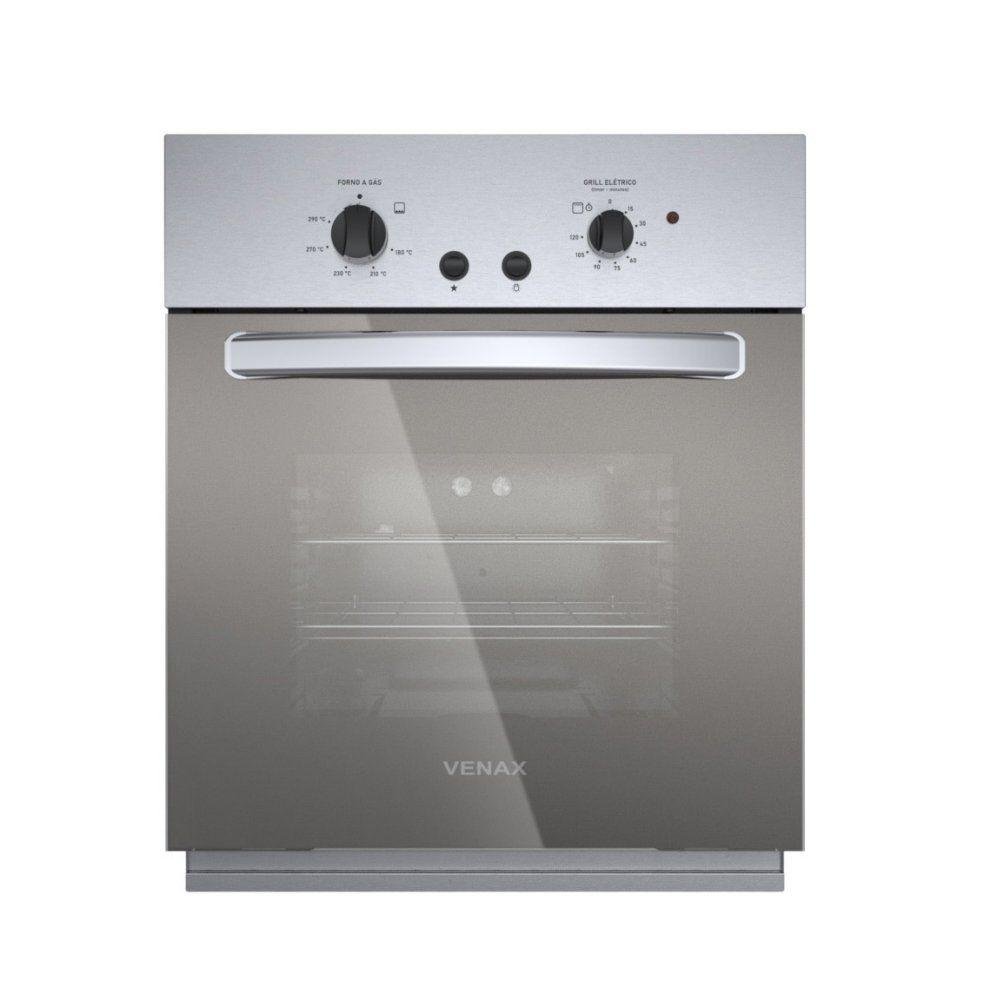 Forno de Embutir a Gás 50l Cristallo Giii Inox Gás Glp 220v