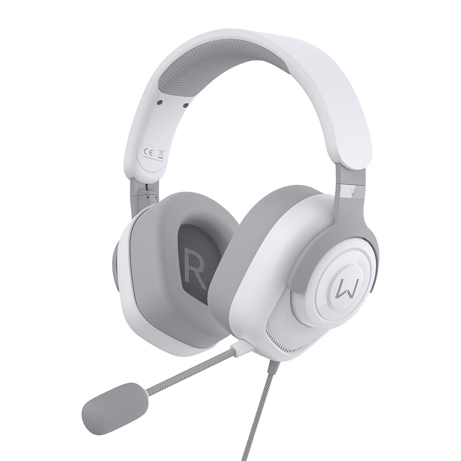 Fone Headset Gamer Warrior Huginn Branco Ph700