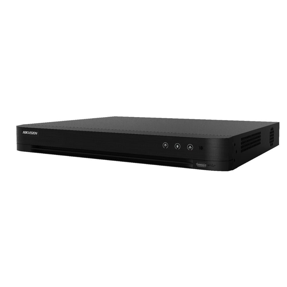 Dvr Hikvision Gravador, 16 Canais, Inteligência Acusense 3K, Com Reconhecimento Facial - Ids-7216Hqhi-M1/Fa