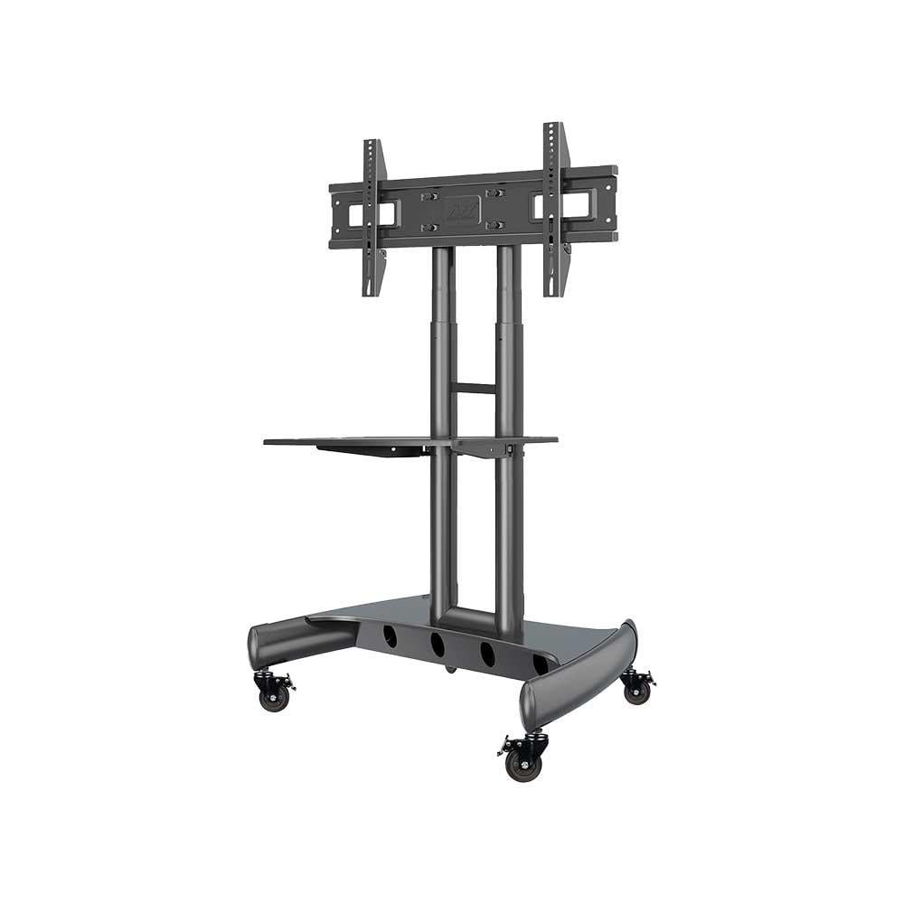 Suporte Pedestal Movel Altura Ajustavel ( Manual ) - 32 a 75 - Aluminio - Nb-ava1500-60-1p