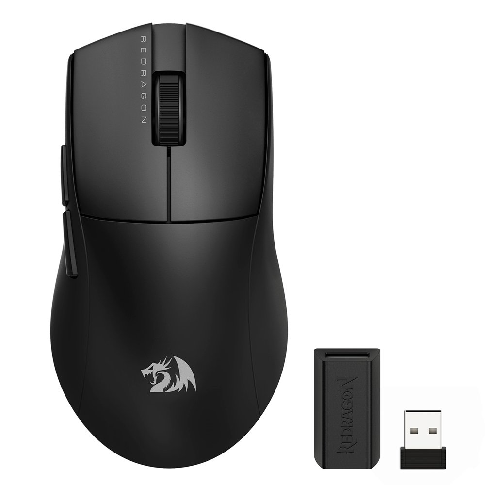 Mouse Gamer Sem Fio King Pro M916-Pro-1k, Preto, Redragon