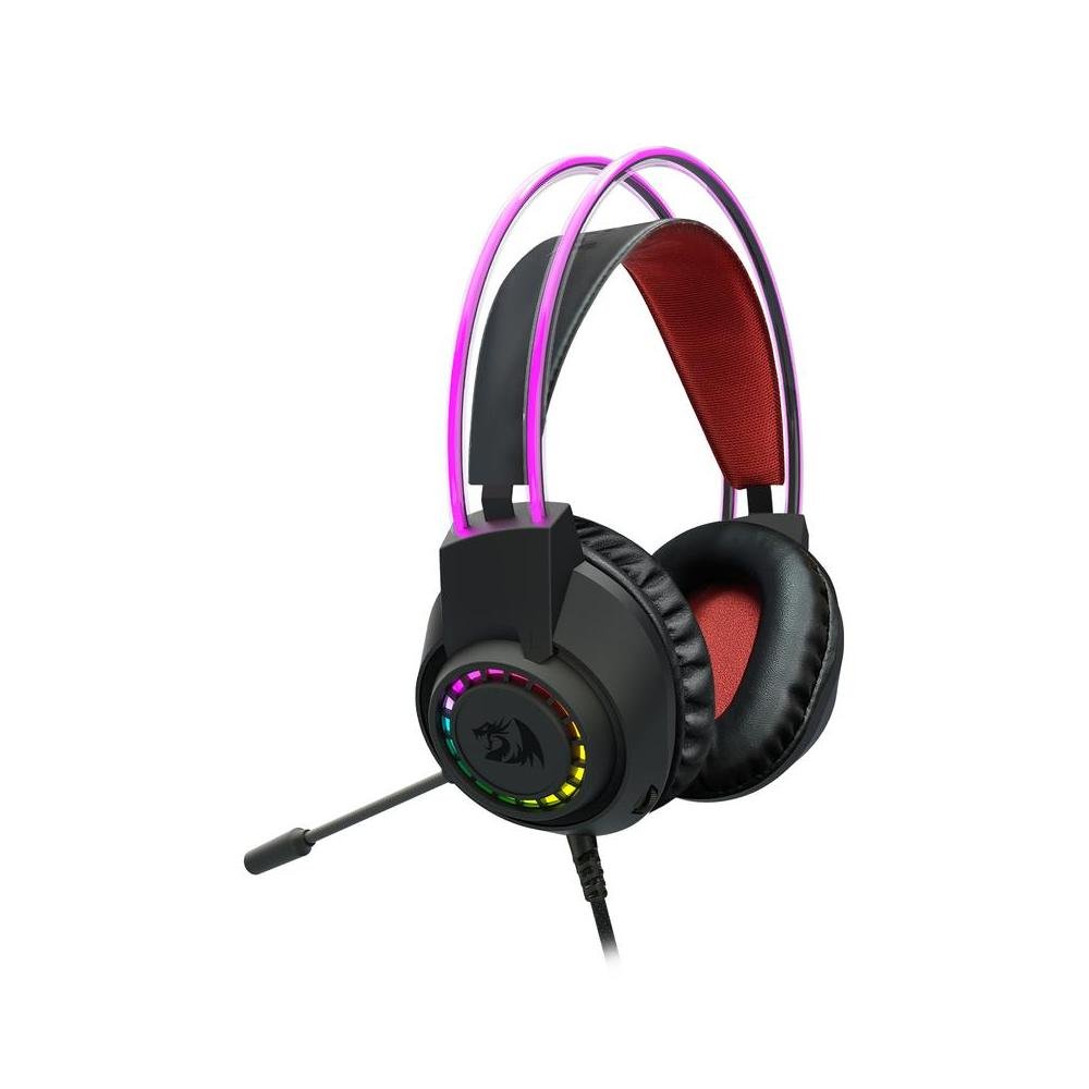 Headset Gamer Redragon Scream, RGB, com Conexão P2 e USB, Preto, H231RGB