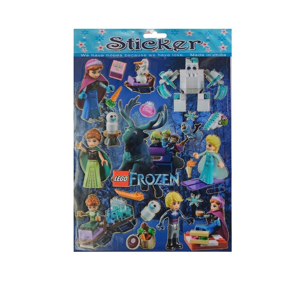 Adesivo Grande Lego Frozen 1 Unidade