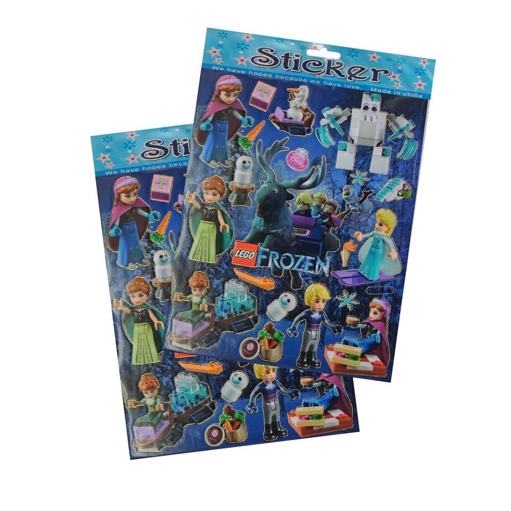 Adesivo Grande Lego Frozen 1 Unidade