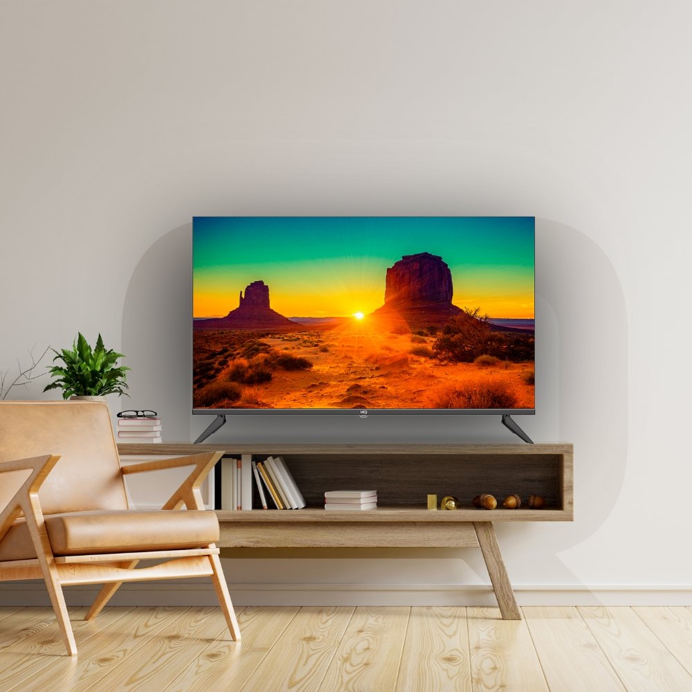 Smart TV LCD LED 43" HQ HQS43NKHM FHD - Com Wi-Fi, 3 HDMI, 2 USB, 60Hz, Preto