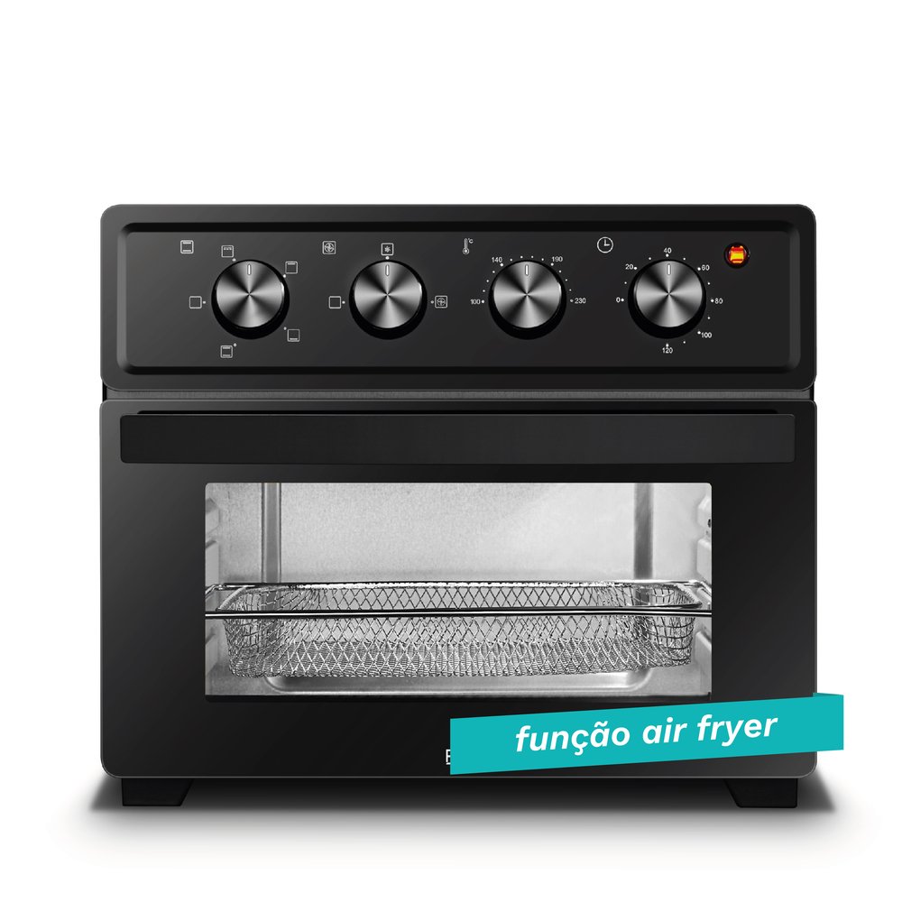 Forno Eletrico Bel 22 Litros com função Air Fryer 1800W Preto - BEL22AD 127V
