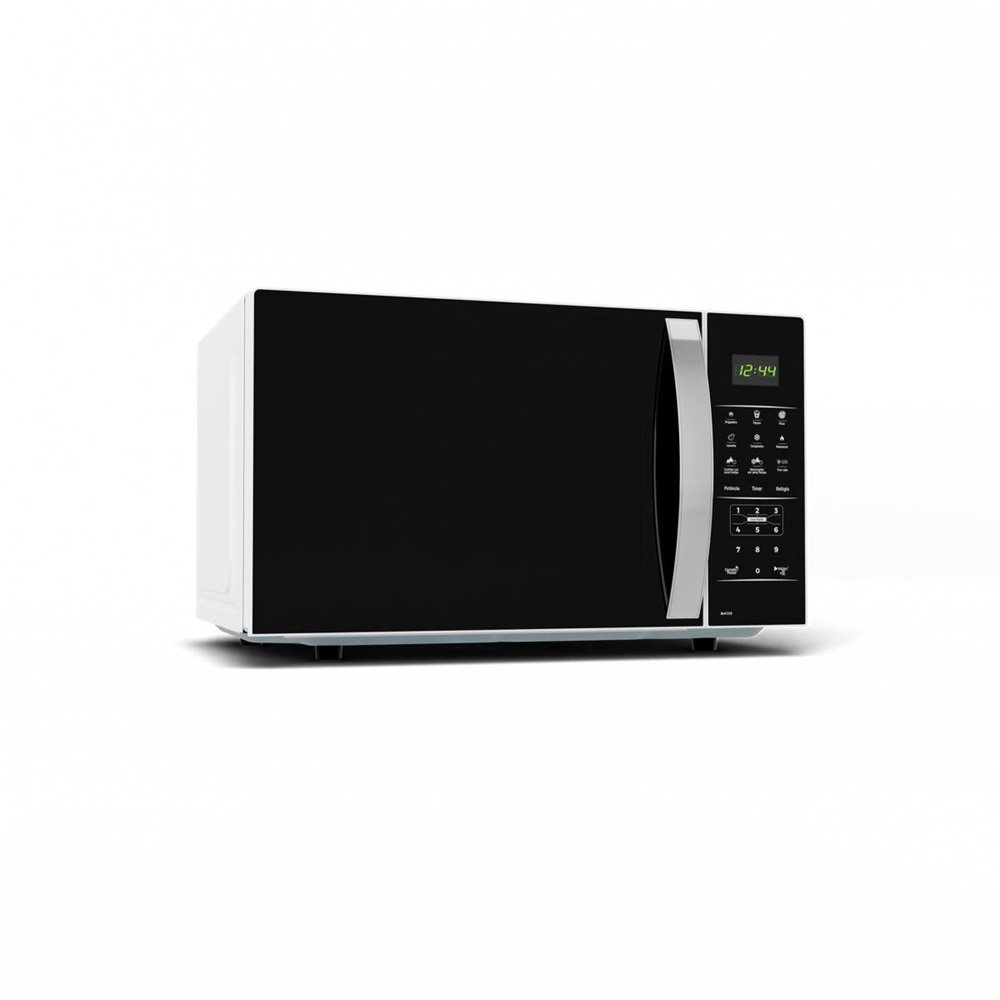 Micro-Ondas Britania 25 Litros Branco E Preto Bmo28 127V