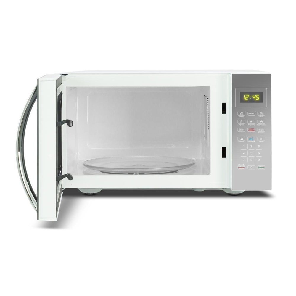 Micro-Ondas Philco 33 Litros Com Porta Espelhada Branco Pmo38e 220V