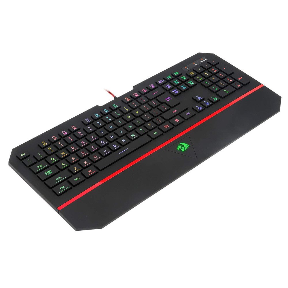 Teclado Redragon Membrana Gamer Rgb Preto Karura 2 K502rgb (pt)