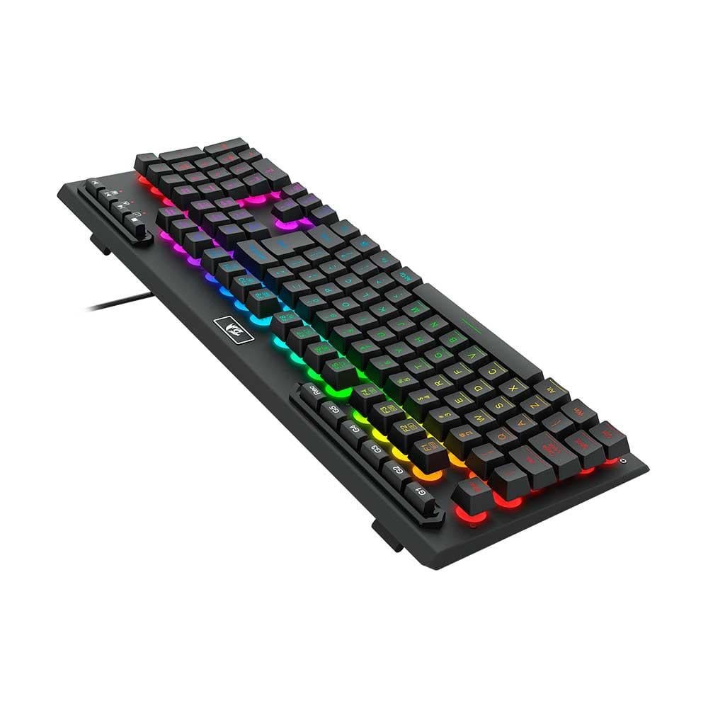 Teclado Gamer Redragon Aditya RGB, Membrana, ABNT2 - K513RGB.