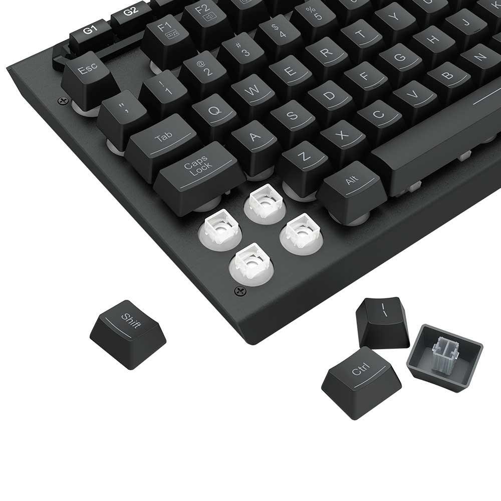 Teclado Gamer Redragon Aditya RGB, Membrana, ABNT2 - K513RGB.