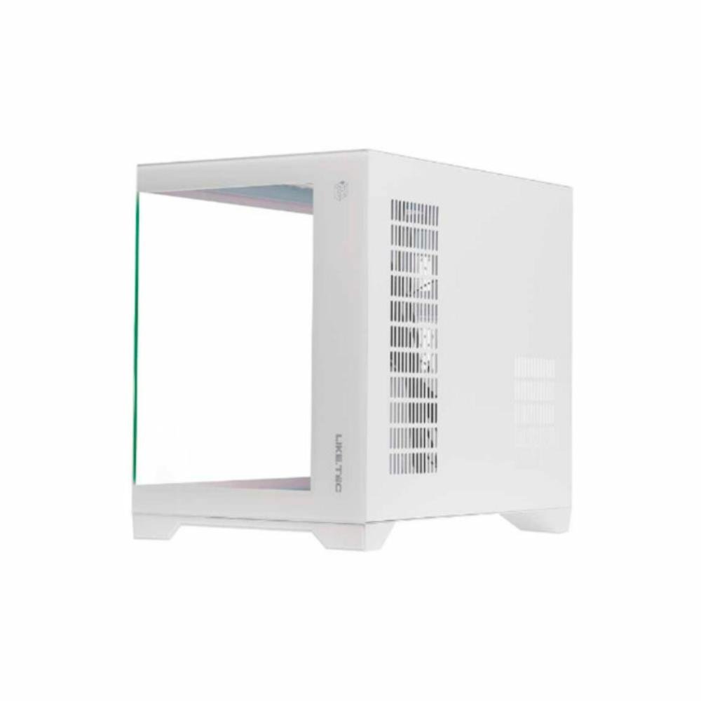 Gabinete Gamer Liketec Mad Rock Snow Argb Com Fan Micro Atx Branco 2076