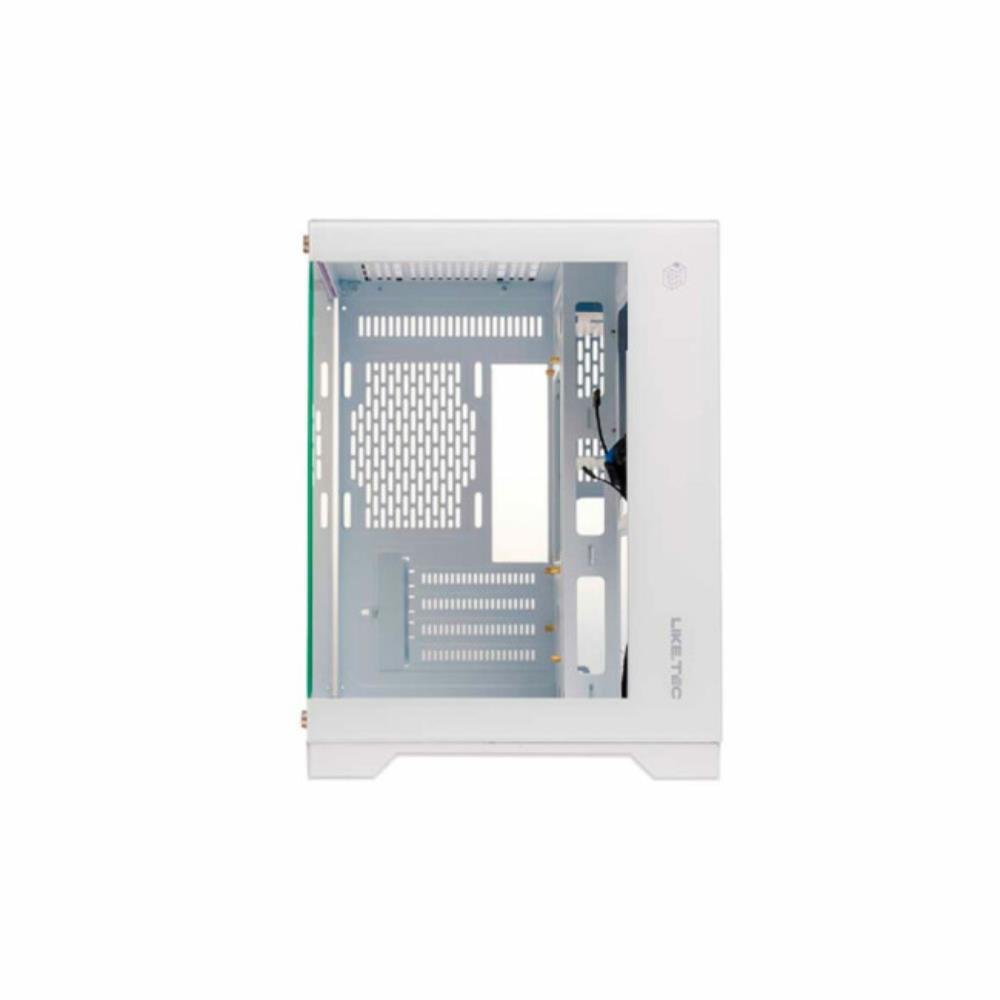 Gabinete Gamer Liketec Mad Rock Snow Argb Com Fan Micro Atx Branco 2076
