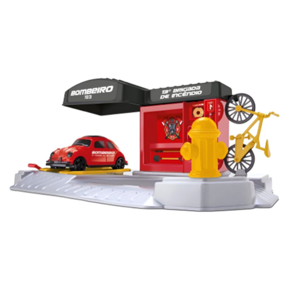 Posto Bombeiro Buggy 3 Peças Orange